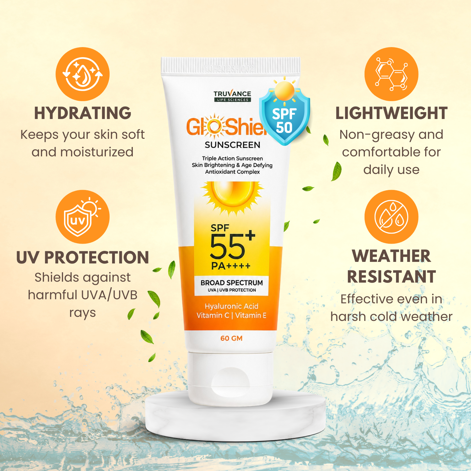 Gloshield Sunscreen SPF 55+ PA++++