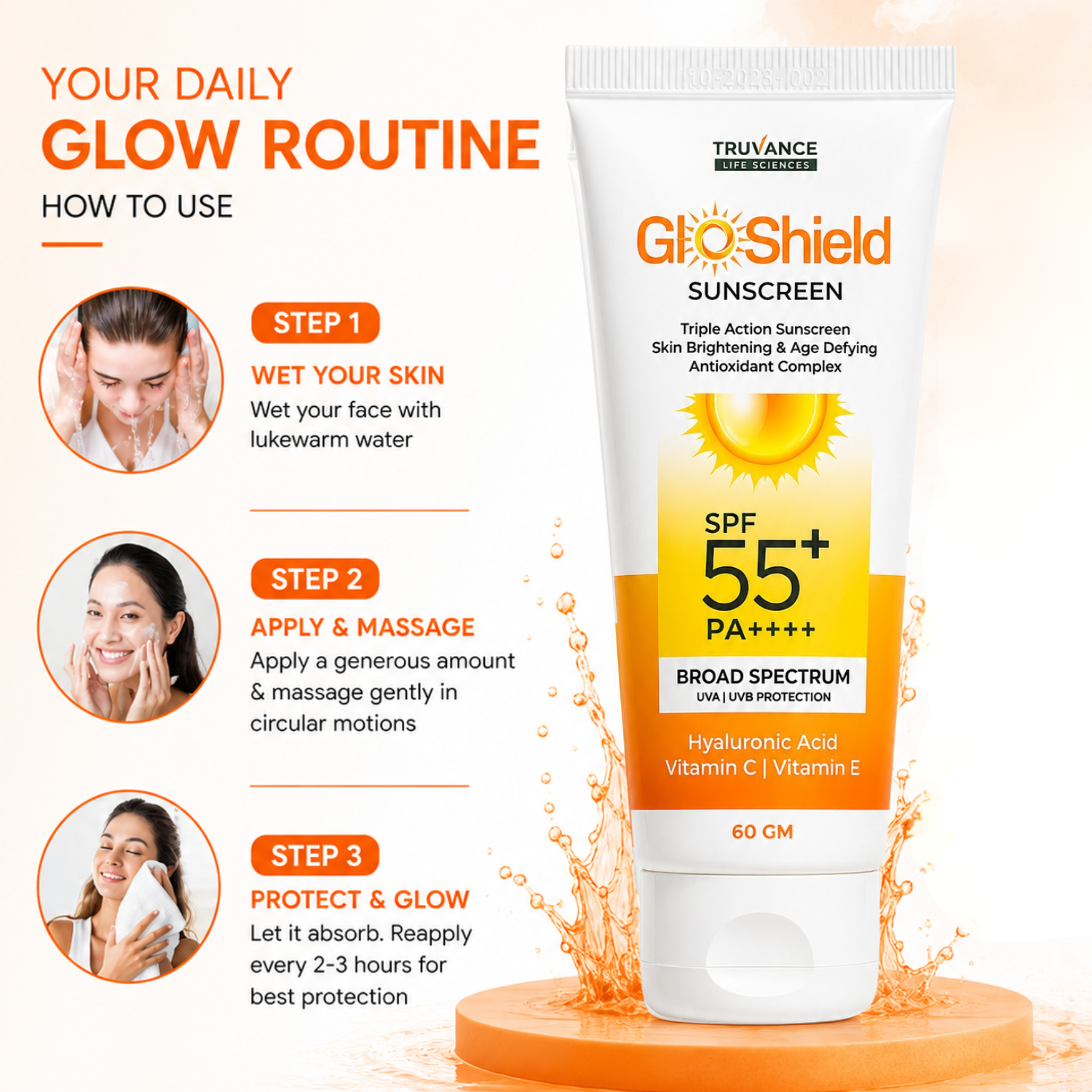 Gloshield Sunscreen SPF 55+ PA++++
