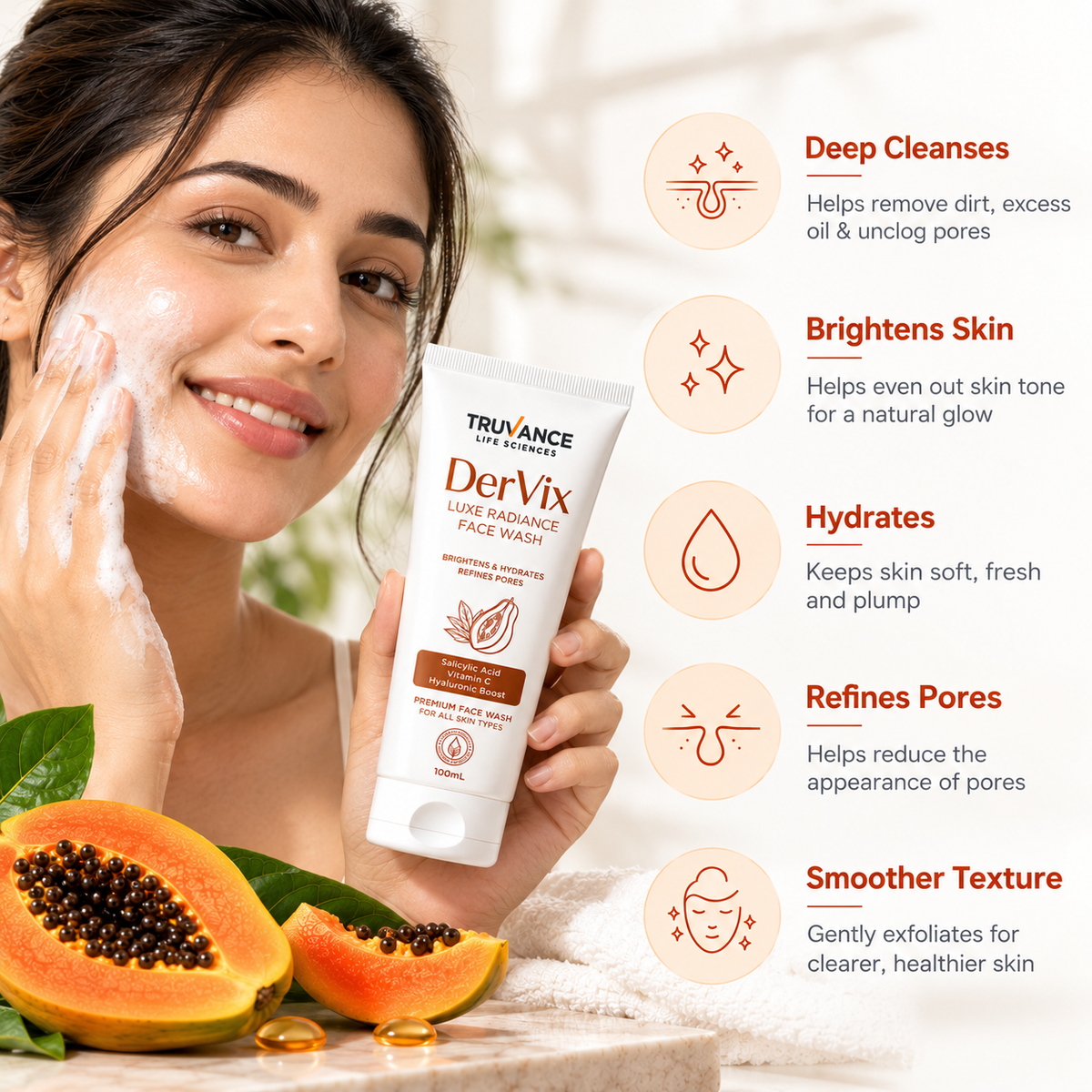 Dervix Luxe Radiance Face Wash