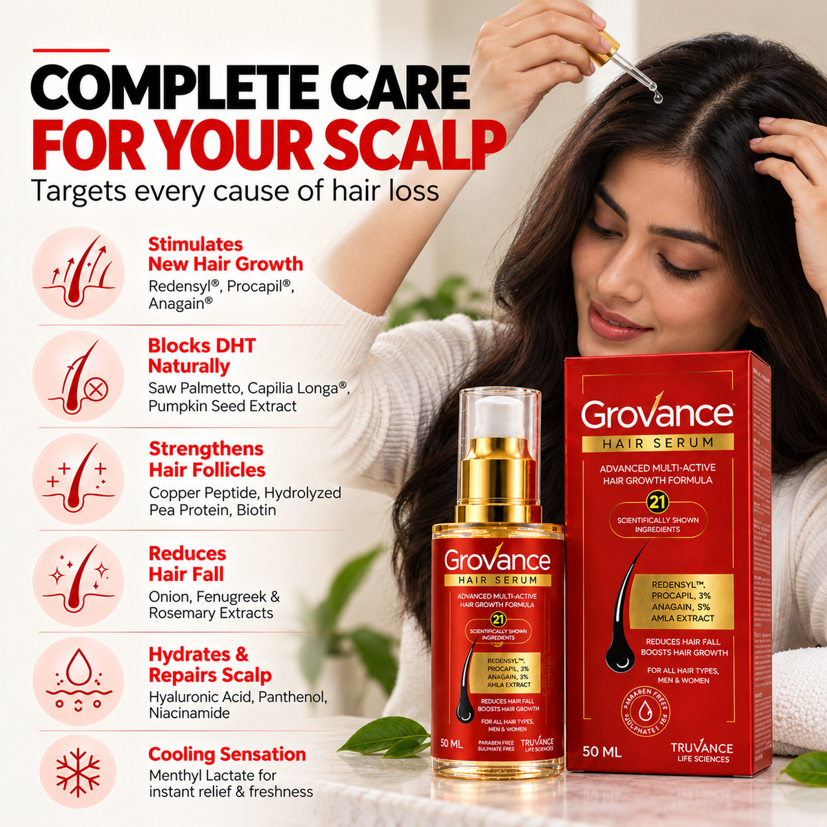 Grovance Advanced hair regrowth system