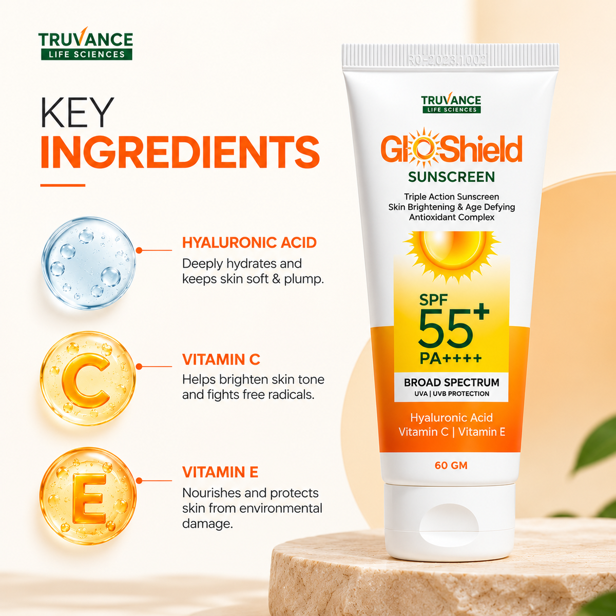 Gloshield Sunscreen SPF 55+ PA++++